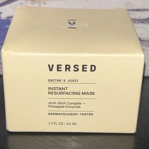 Versed Doctors Visit Instant Resurfacing Mask 1.7oz AHA BHA Pineapple Enzymes